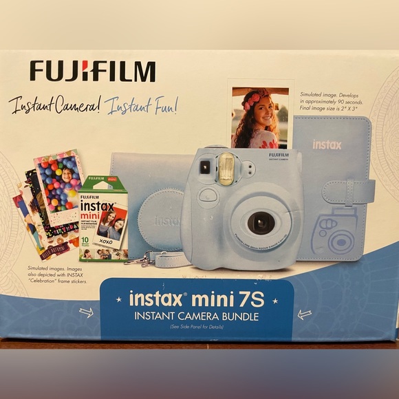 Fujifilm instax mini 7s instant camera bundle